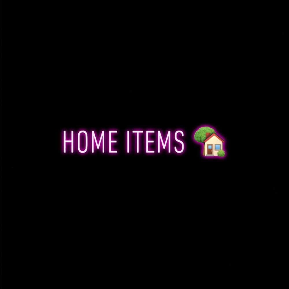 This section is for New and Used Home items